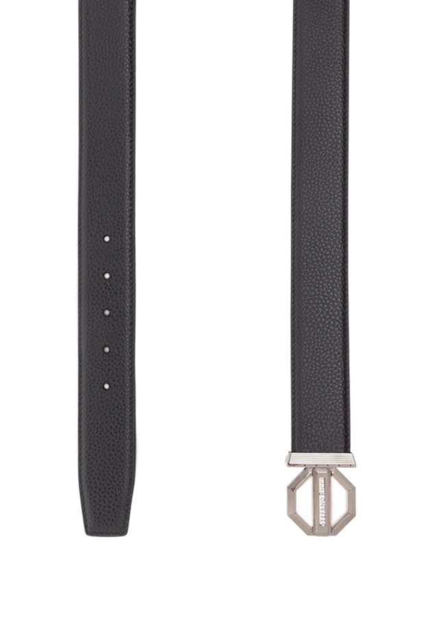 Stefano Ricci ремень из кожи мужской черный 176563 - фото 3