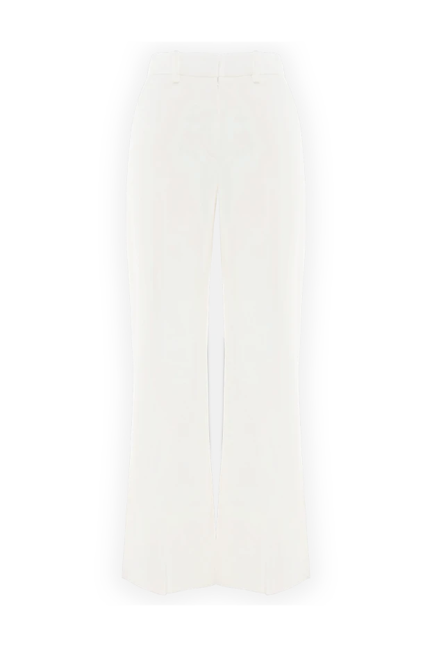 Balmain pants made of viscose and elastane for women white 176578 - photo 1