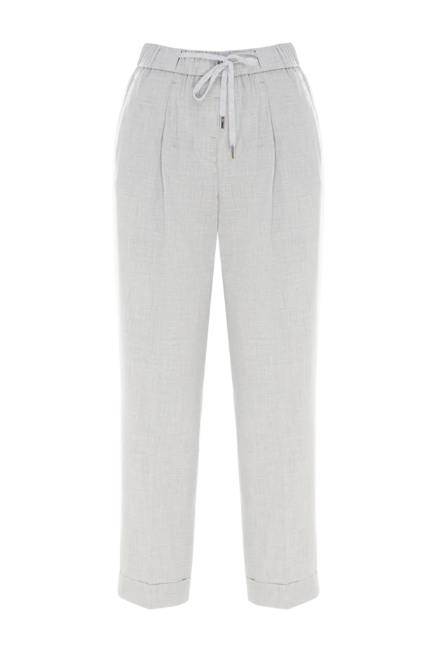 Peserico pants for women gray 176695 - photo 1