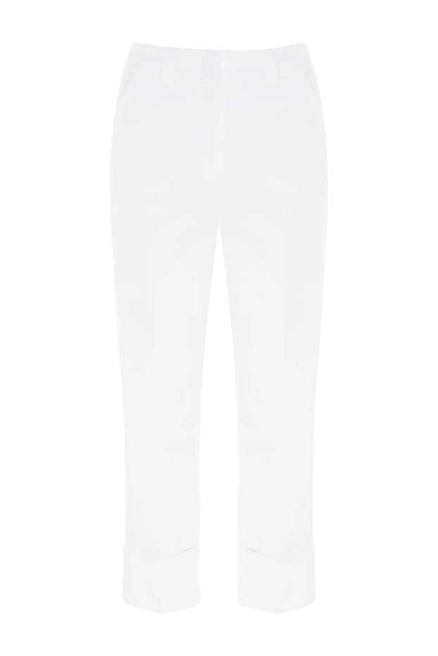 Pants of their cotton and elastane women's white