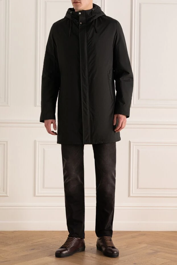 Seraphin мужские куртка из нейлона на меху черная мужская купить с ценами и фото 176712 - фото 2