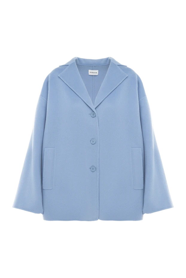 P.A.R.O.S.H. woman women's wool and cashmere jacket blue buy with prices and photos 176722 - photo 1