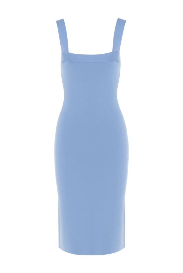 P.A.R.O.S.H. женские платье из вискозы и полиамида голубое купить с ценами и фото 176724 - фото 1