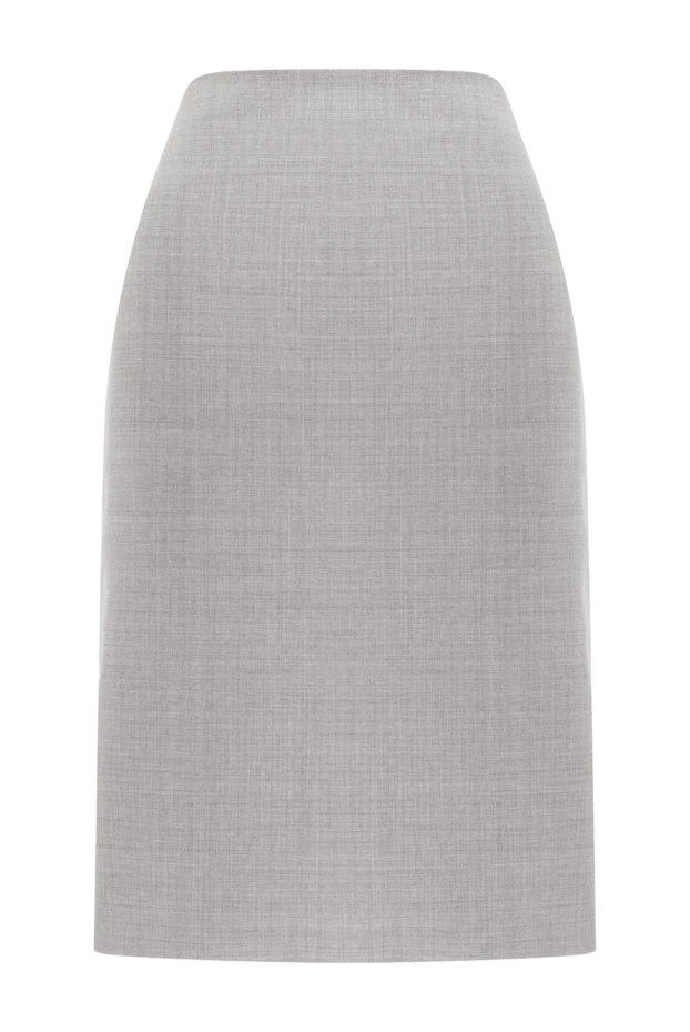 P.A.R.O.S.H. woman women's gray wool and elastane skirt 176728 - photo 1