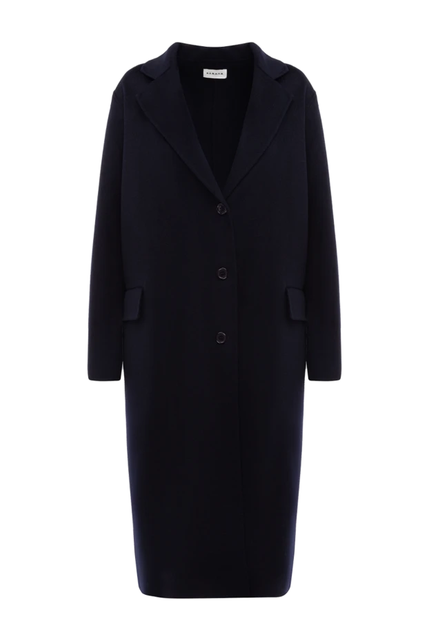 P.A.R.O.S.H. woman women's blue wool and cashmere coat buy with prices and photos 176729 - photo 1