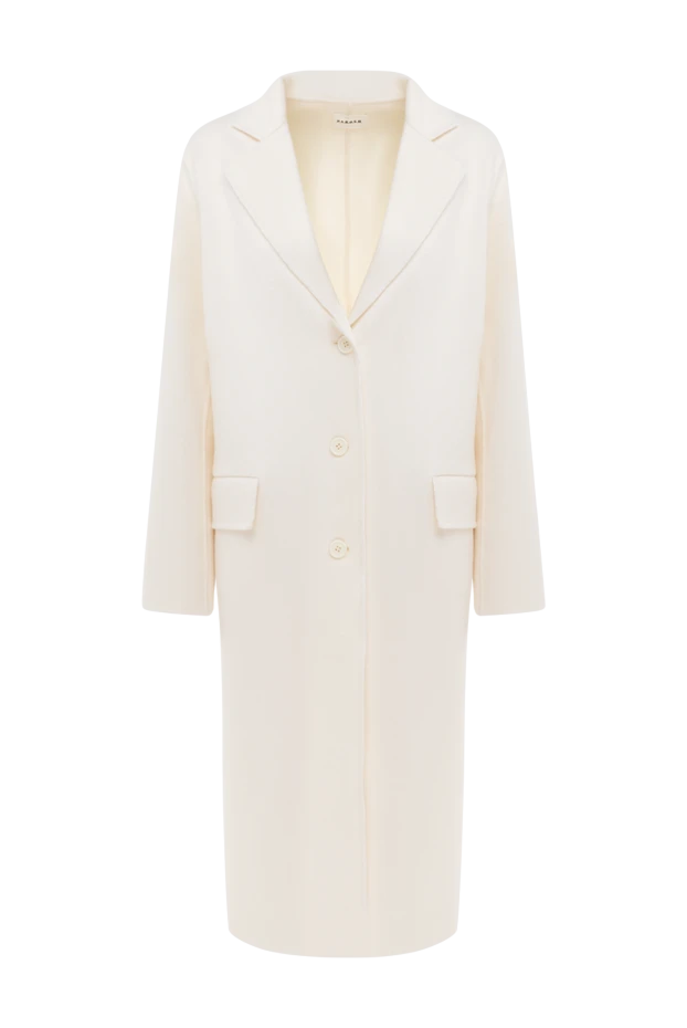 P.A.R.O.S.H. woman women's white wool and cashmere coat buy with prices and photos 176731 - photo 1
