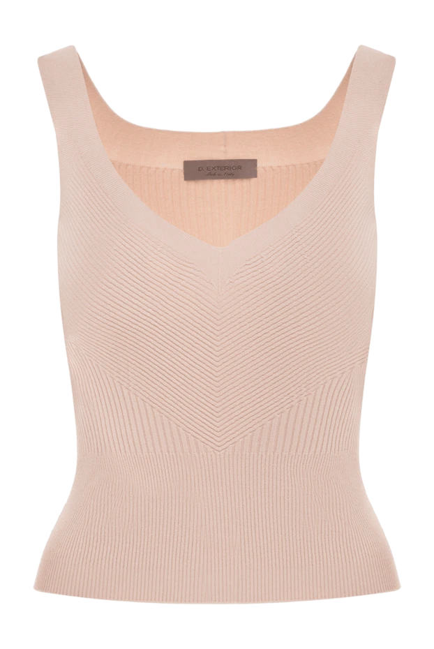 D.Exterior woman women's pink viscose and polyamide top 176745 - photo 1