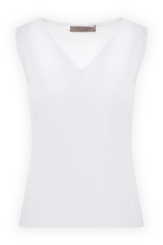 D.Exterior woman women's white viscose and polyamide top buy with prices and photos 176748 - photo 1