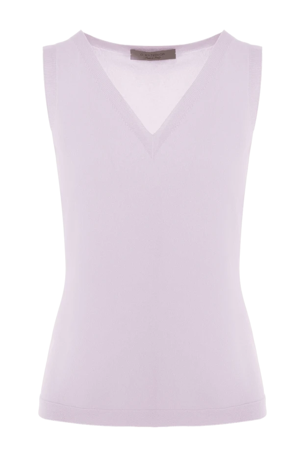 D.Exterior woman viscose and polyamide top for women purple buy with prices and photos 176749 - photo 1