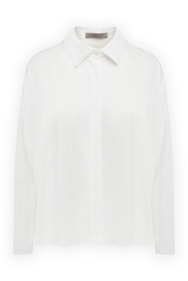 D.Exterior polyester and elastane shirt for women white 176761 - photo 1