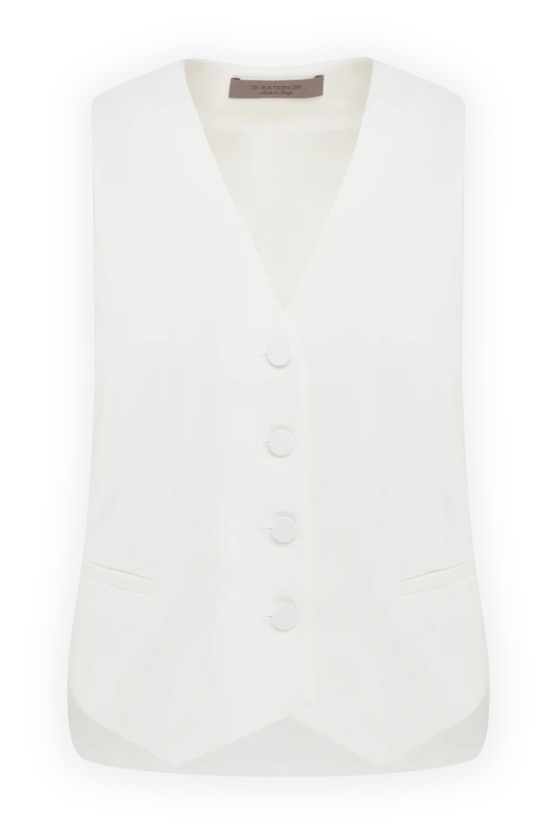 D.Exterior women's polyester and elastane vest white 176762 - photo 1