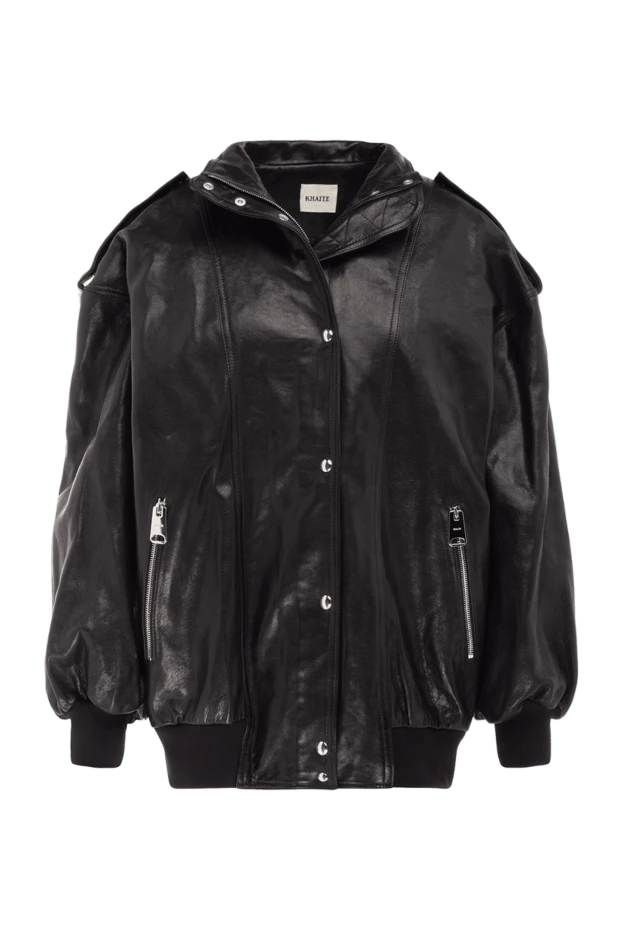 Khaite woman women's black genuine leather jacket buy with prices and photos 176790 - photo 1