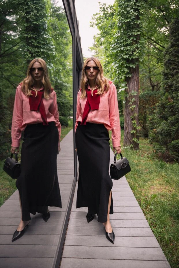 Khaite минималистичные мюли с острым мыском и открытой пяткой 176794 - фото 2