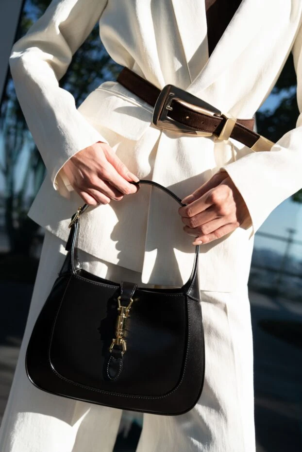 Khaite ремень из замши женский коричневый 176795 - фото 2