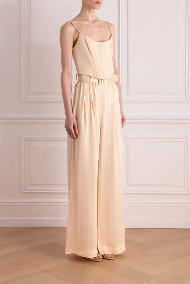Zimmermann women's beige silk suit with trousers 176811 - photo 3