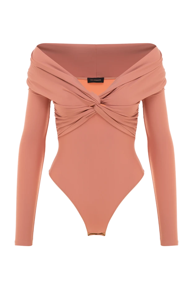 The Andamane woman bodysuit made of polyacrylic and elastane for women, brown 176834 - photo 1