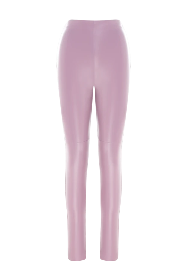 The Andamane woman women's leggings made of polyester and genuine leather, purple buy with prices and photos 176838 - photo 1