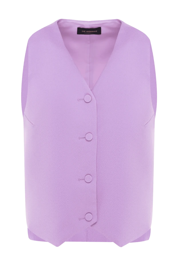 The Andamane woman women's purple suit vest made of polyester buy with prices and photos 176846 - photo 1