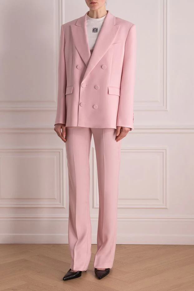 The Andamane woman women's pink suit with polyester trousers 176852 - photo 2