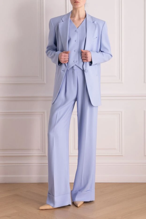 The Andamane woman women's blue suit with polyester trousers 176853 - photo 2