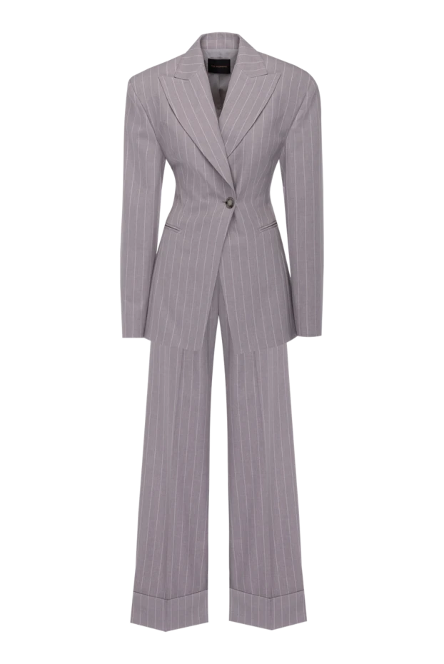 The Andamane woman women's gray suit with polyester and viscose trousers buy with prices and photos 176855 - photo 1