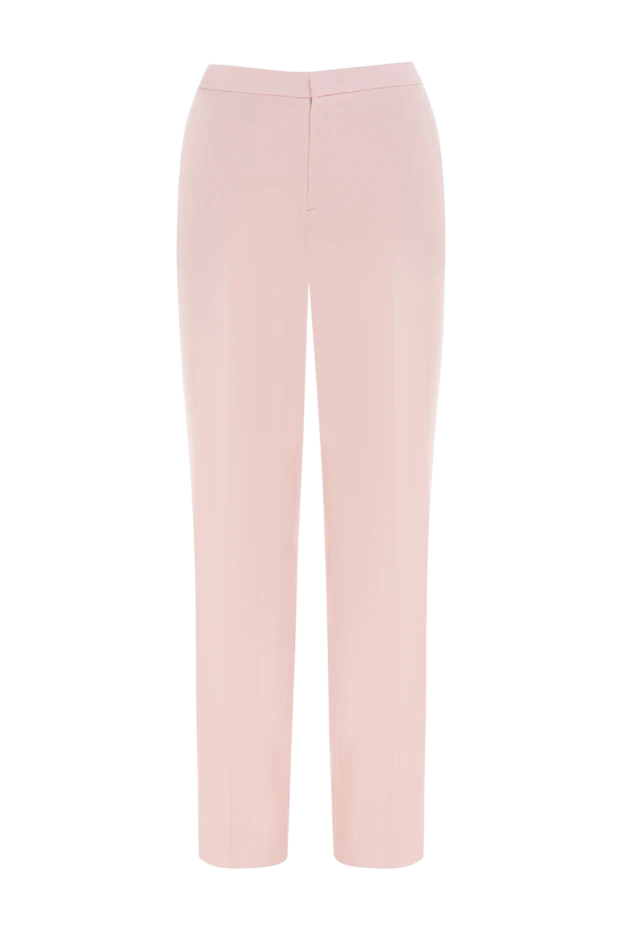 Fabiana Filippi woman women's pink wool and silk trousers 176870 - photo 1