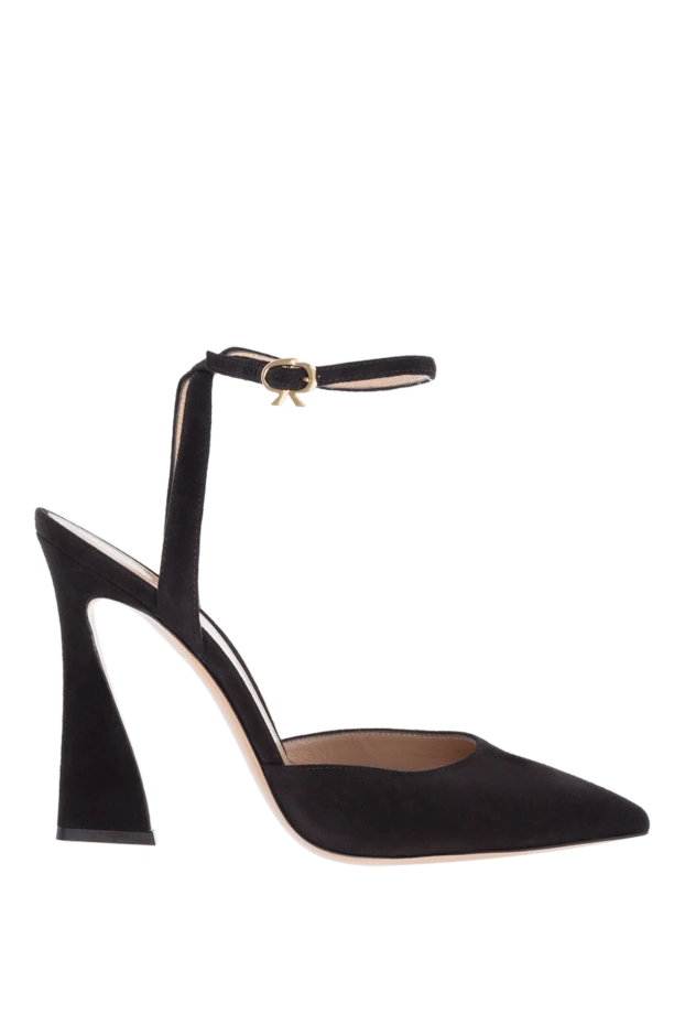 Gianvito Rossi black suede sandals for women 176875 - photo 1