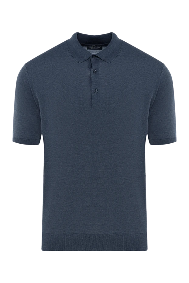 Cesare di Napoli men's gray silk polo shirt 176922 - photo 1