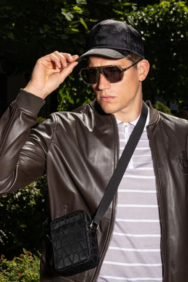 Valentino cap made of polyamide for men black 176984 - photo 3