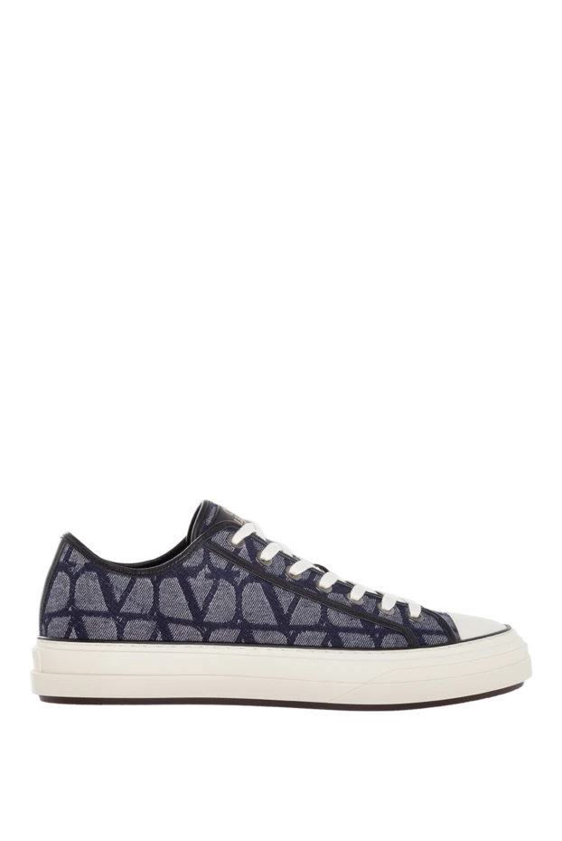 Valentino sneakers made of cotton and polyester for men blue 176987 - photo 1