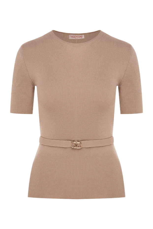 Valentino woman women's beige wool jumper 176999 - photo 1