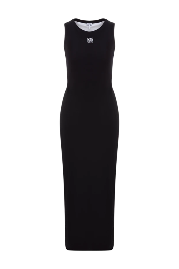 Loewe woman black knitted dress made of cotton and elastane buy with prices and photos 177005 - photo 1