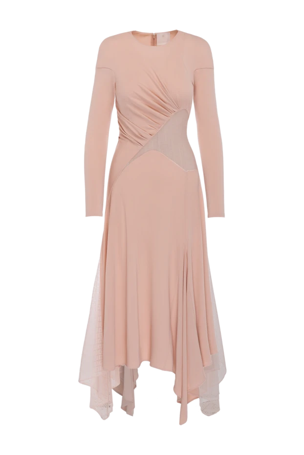 Viscose dress for women pink