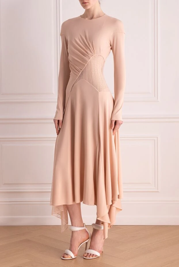 Givenchy woman women's pink viscose dress 177010 - photo 2