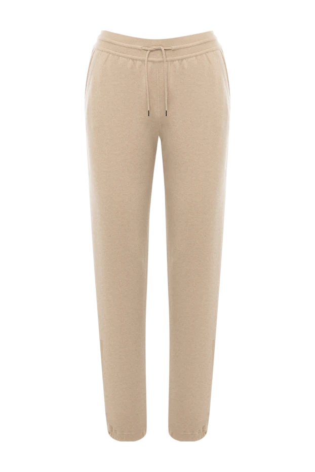 Loro Piana cashmere knitted pants for women beige 177067 - photo 1