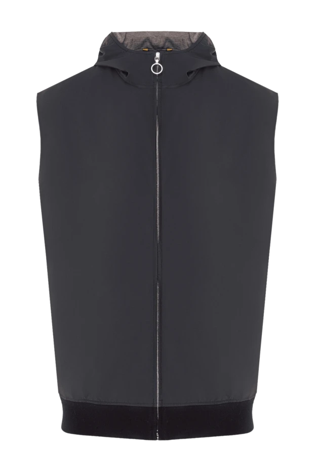 Seraphin man men's black nylon and cashmere vest buy with prices and photos 177077 - photo 1
