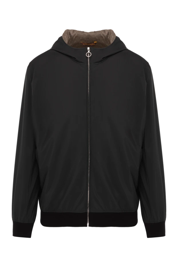 Seraphin man black men's jacket made of nylon and cashmere buy with prices and photos 177078 - photo 1