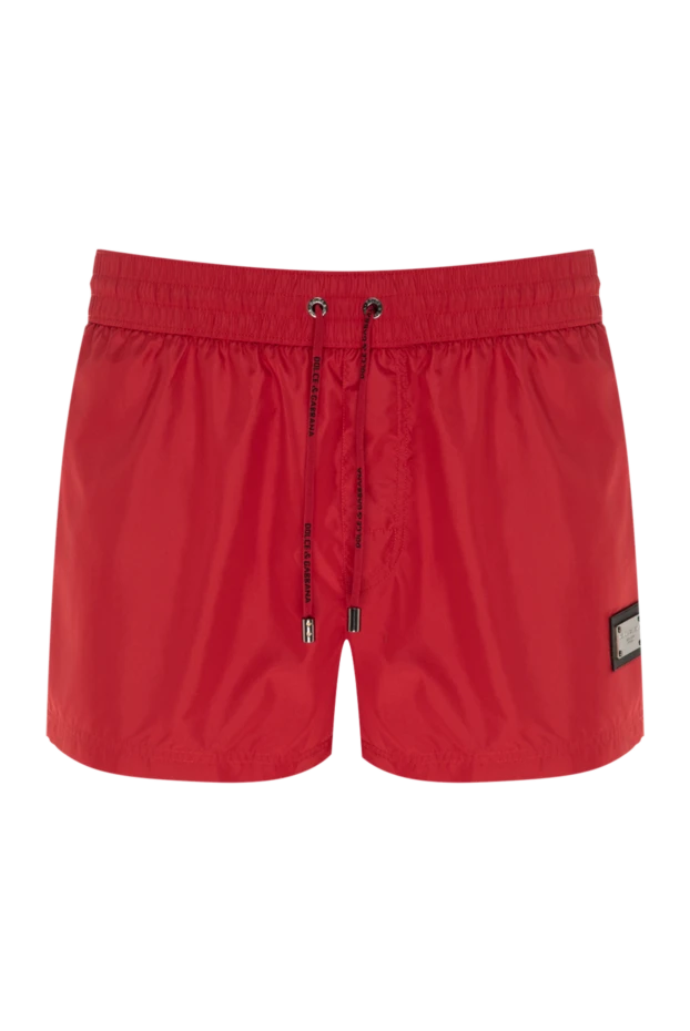 Dolce & Gabbana man men's red polyester beach shorts 177097 - photo 1