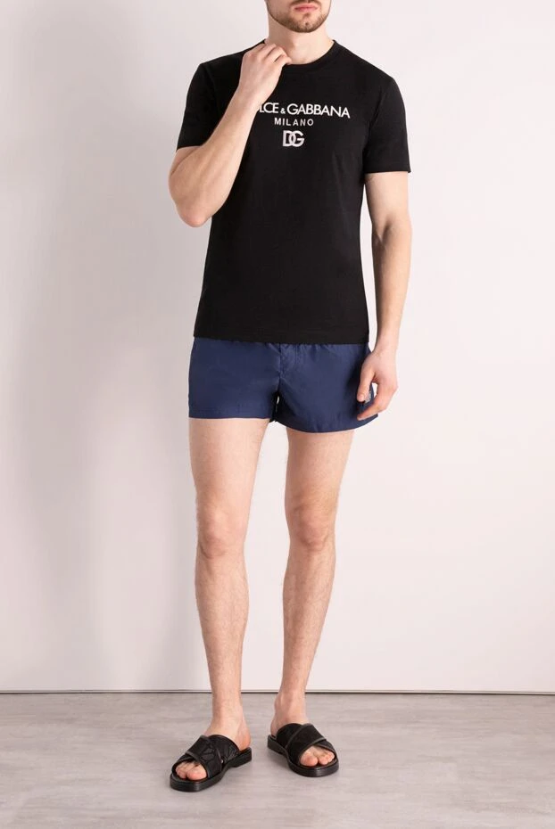 Dolce & Gabbana man blue polyester beach shorts for men buy with prices and photos 177104 - photo 2