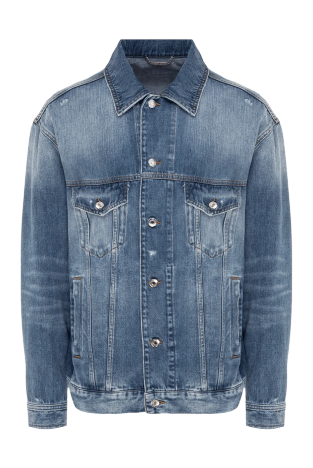 Dolce & Gabbana man blue cotton denim jacket for men 177111 - photo 1