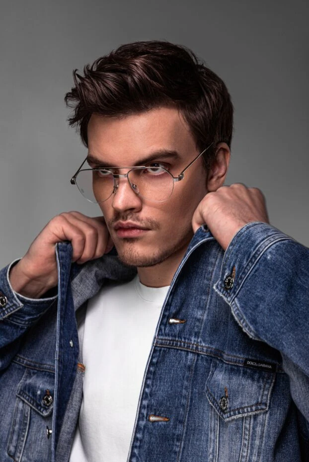 Dolce & Gabbana men's blue denim jacket made of cotton 177111 - photo 3