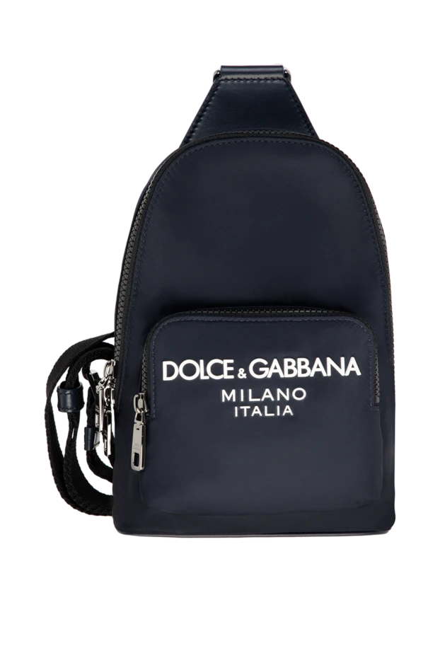Dolce & Gabbana мужские сумка через плечо мужская синяя купить с ценами и фото 177113 - фото 1