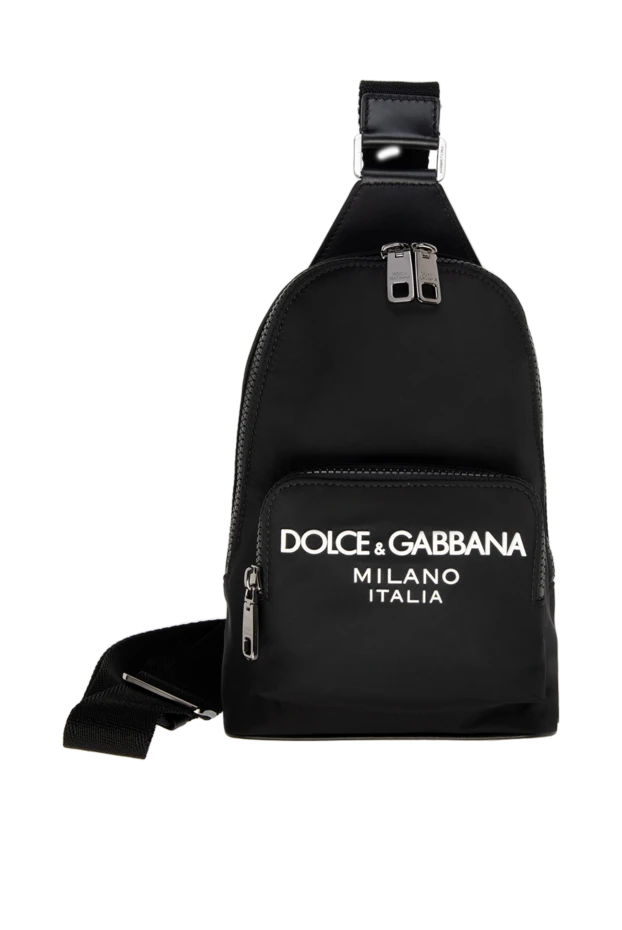 Dolce & Gabbana man men's black shoulder bag buy with prices and photos 177114 - photo 1