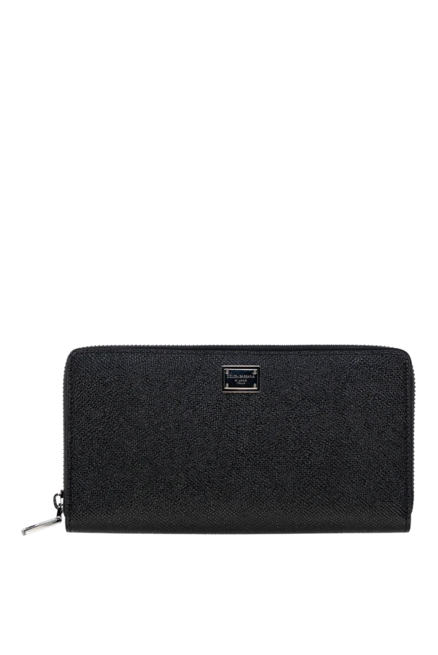 Dolce & Gabbana man men's black genuine leather wallet buy with prices and photos 177115 - photo 1