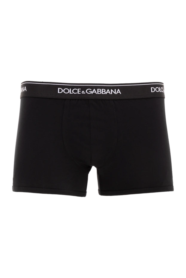 Dolce & Gabbana чоловічі боксери з бавовни чоловічі чорні. 177118 - фото 1