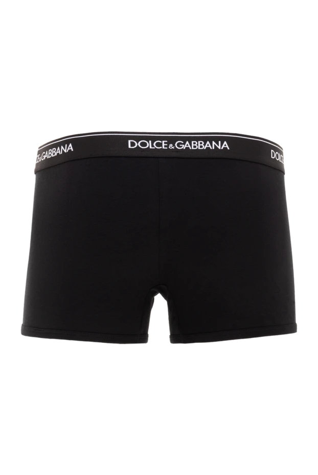 Dolce & Gabbana чоловічі боксери з бавовни чоловічі чорні. 177118 - фото 2