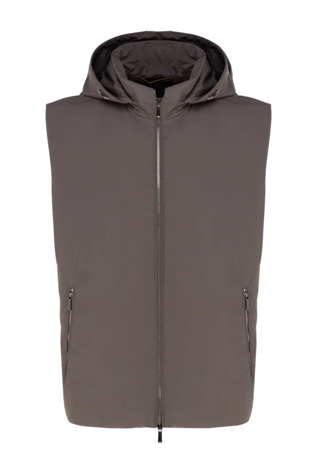 Moorer man men's gray polyester vest buy with prices and photos 177150 - photo 1
