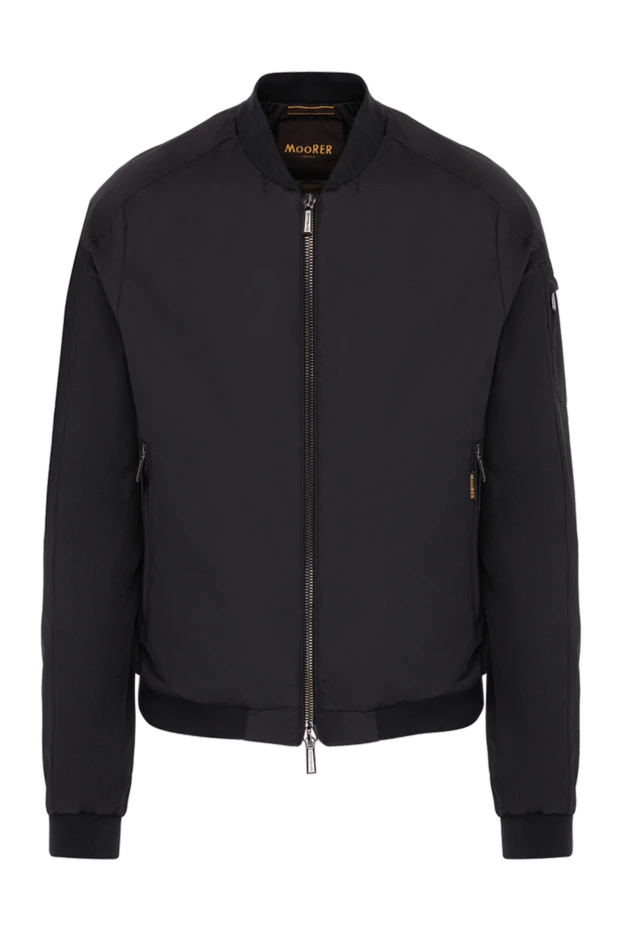 Moorer men's black polyester jacket 177152 - photo 1