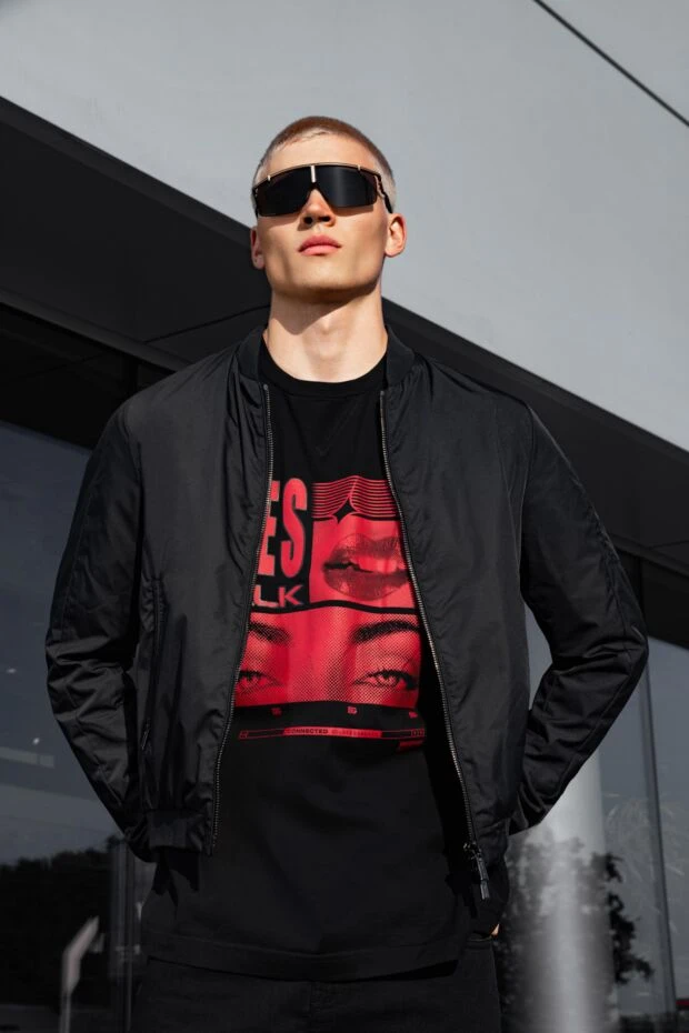 Moorer мужская черная куртка из полиэстера 177152 - фото 2