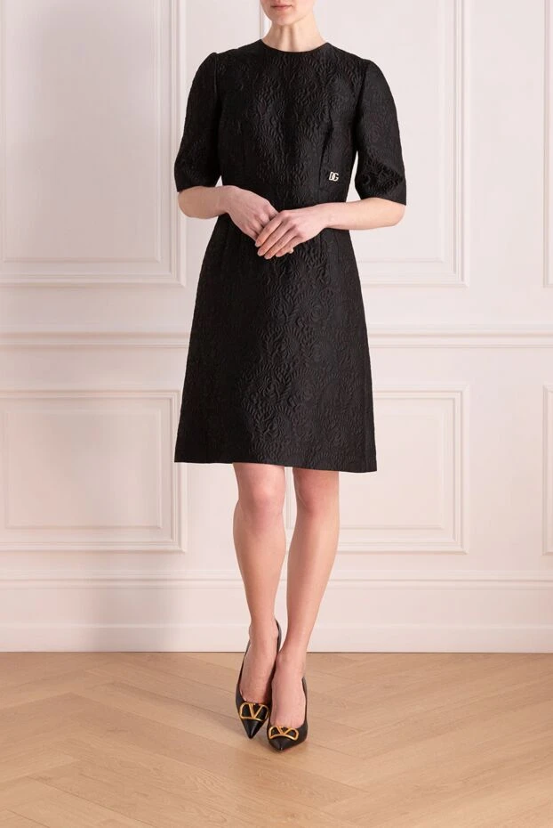 Dolce & Gabbana женские платье женское черное купить с ценами и фото 177206 - фото 2